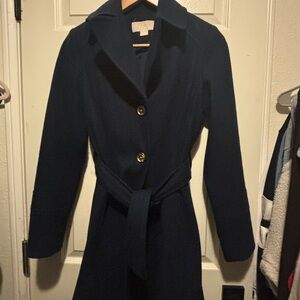 Michael Kors Dark Blue Pea Coat